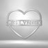Mother's Love Monogram-Mother's Day,Gift Ideas - Steel Sign